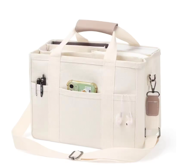 Sac Fourre-tout en Toile Avec Multiples Poches (PROMOTION -40%)