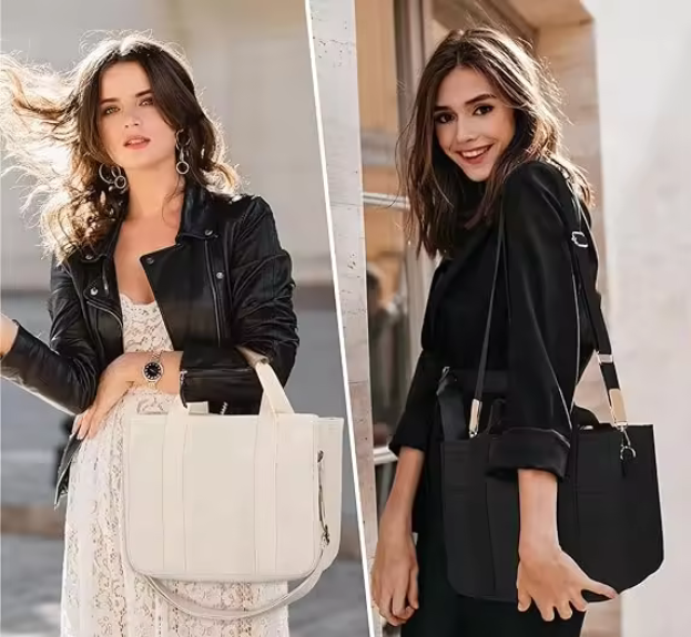 Sac Fourre-tout en Toile Avec Multiples Poches (PROMOTION -40%)