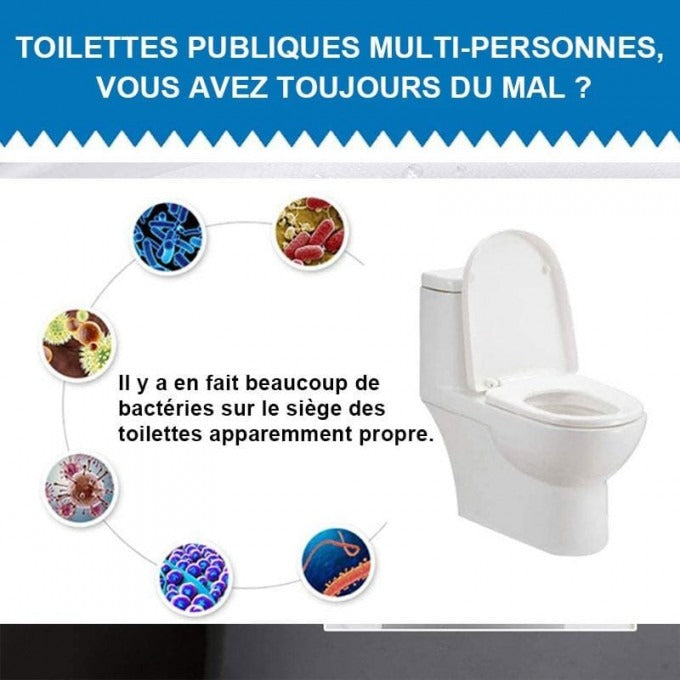 50Pcs Housses de Siège de Toilette Jetables