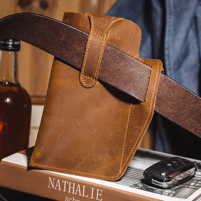Sac De Ceinture Rétro Pour Homme