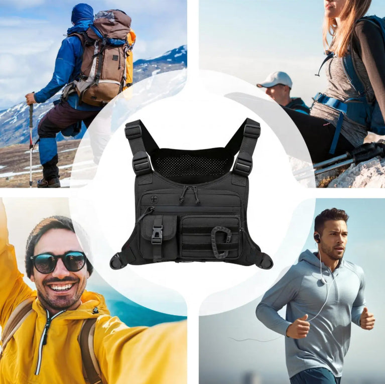 Sac de poitrine réglable pour l’extérieur