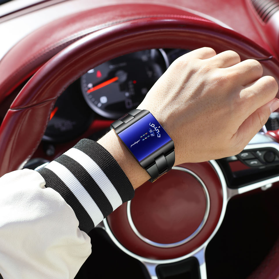 Montre Carrée pour Homme – Chic, Moderne et Résistante à l’Eau