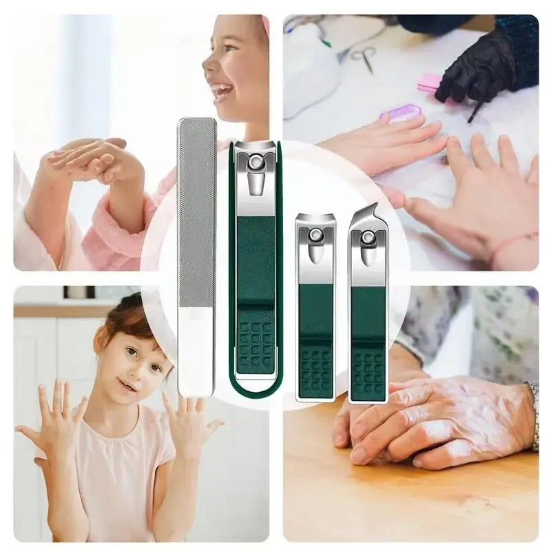 Ensemble de Coupe Ongles Professionnel En Acier Inoxydable